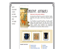 Tablet Screenshot of decorative-antiques.co.uk